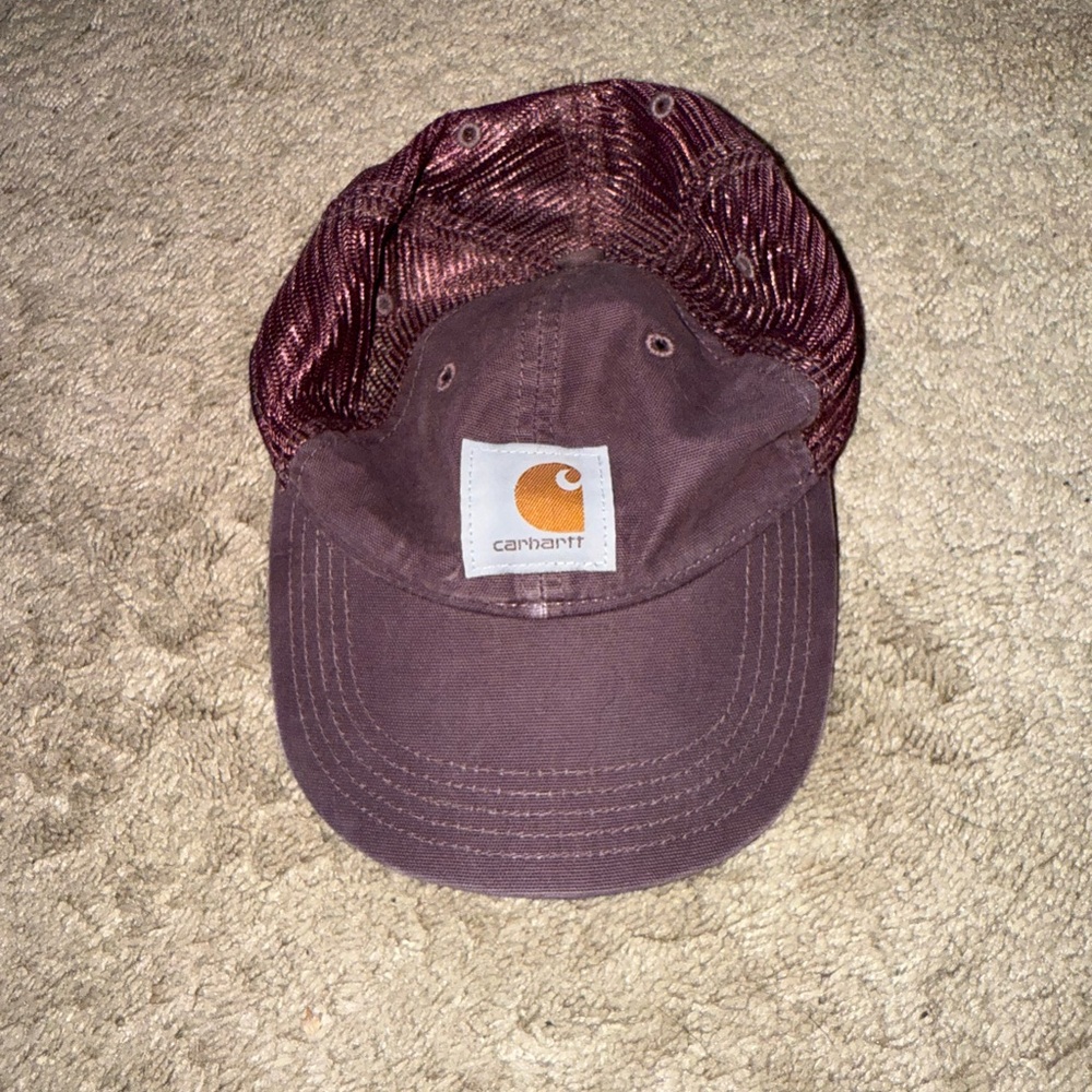 Carhartt Maroon Snapback Hat